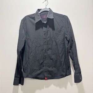 UNTUCKIT Men’s Cotton Black Long Sleeve Button-Up Shirt Size Small